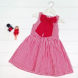 Oobi S14 Clementine Red Bubble Dot Dress